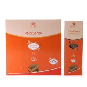 Palo Santo smudge incense sticks from Soul Inspirations in a calming setting.
