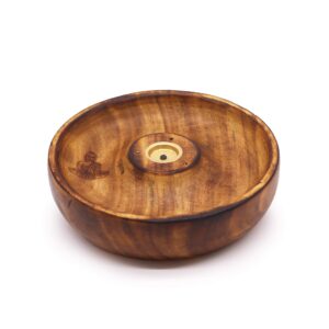 Buddha incense stick and cone burner disc for mindful living.