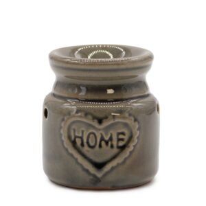 Ceramic home oil burner in vibrant colours, perfect for aromatherapy and decoration.