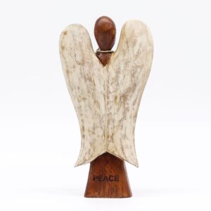 20cm Hati-Hati Angel figurine symbolising peace for home decor.