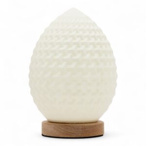 Teardrop New Wave Lamp with elegant textured design and USB connection.
