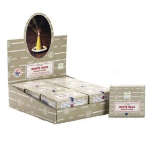 White Sage Dhoop Cones for a calming aromatic experience in your home.