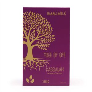 Banjara Botanical Incense - Kabbalah sticks in a decorative pack.