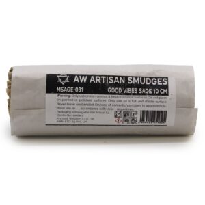 Good Vibes sage smudge stick for cleansing and positive energy.