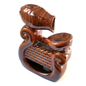 Elegant backflow incense burner designed to create a calming waterfall effect.