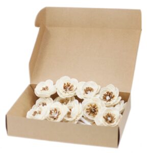 Handcrafted small poppy diffuser flower on string for home fragrance.