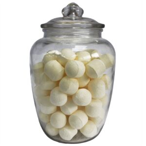 Stylish big classic sweet jar, perfect for storage and decoration.