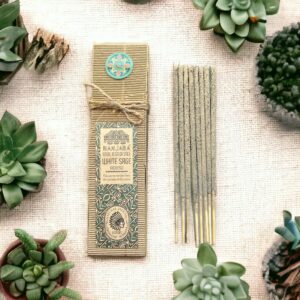 White Sage ritual resin sticks for cleansing and meditative practices.