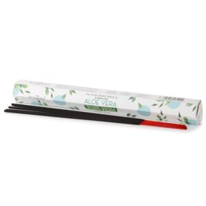 Aloe Vera plant based incense sticks in a decorative box.