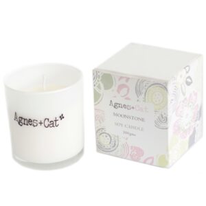 Moonstone votive candle from Soul Inspirations, perfect for creating a calming atmosphere.