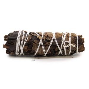 Black sage smudge stick for cleansing and purifying spaces.
