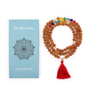 Bali Mala Necklace featuring vibrant beads for creativity and inspiration.