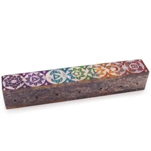 Elegant soapstone incense box featuring intricate smoke holes for aromatic enjoyment.