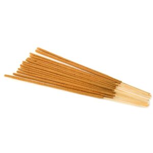 Cinnamon-scented plant-based masala incense sticks in a decorative box.