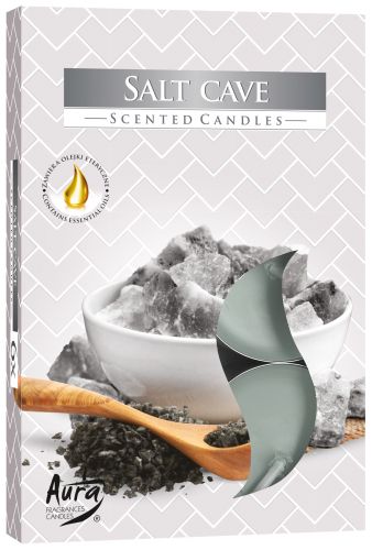 Set of 6 scented tealights in a decorative box, perfect for creating a calming atmosphere.