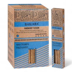 Banjara Palo Santo smudge sticks with Nag Champa fragrance for cleansing rituals.