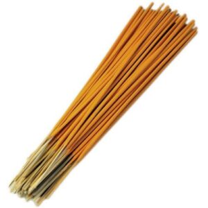 Bulk pack of amber incense sticks in vibrant colours, perfect for long-lasting use.
