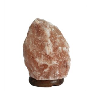 Quality salt lamp providing a warm, calming glow for your home.