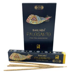 Banjara Tribal Smudge Incense sticks with tribal artwork packaging