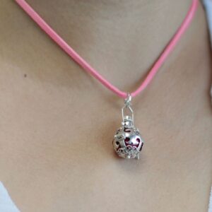 Artisan silver angel bell named Seduction from Bali, beautifully crafted.