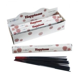 Hexagonal incense sticks in a stylish holder, perfect for relaxation and home fragrance.