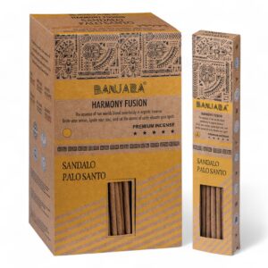 Banjara Palo Santo smudge sticks with sandalwood aroma for cleansing rituals.
