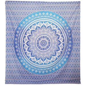 Blue Umrao Mandala wall hanging, perfect for home decor and mindful living.