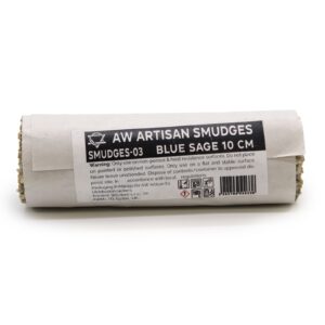 Blue sage smudge stick for cleansing and creating a calming atmosphere.
